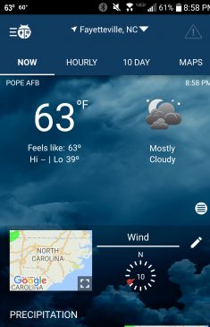 Dec 19th, 63 Degrees