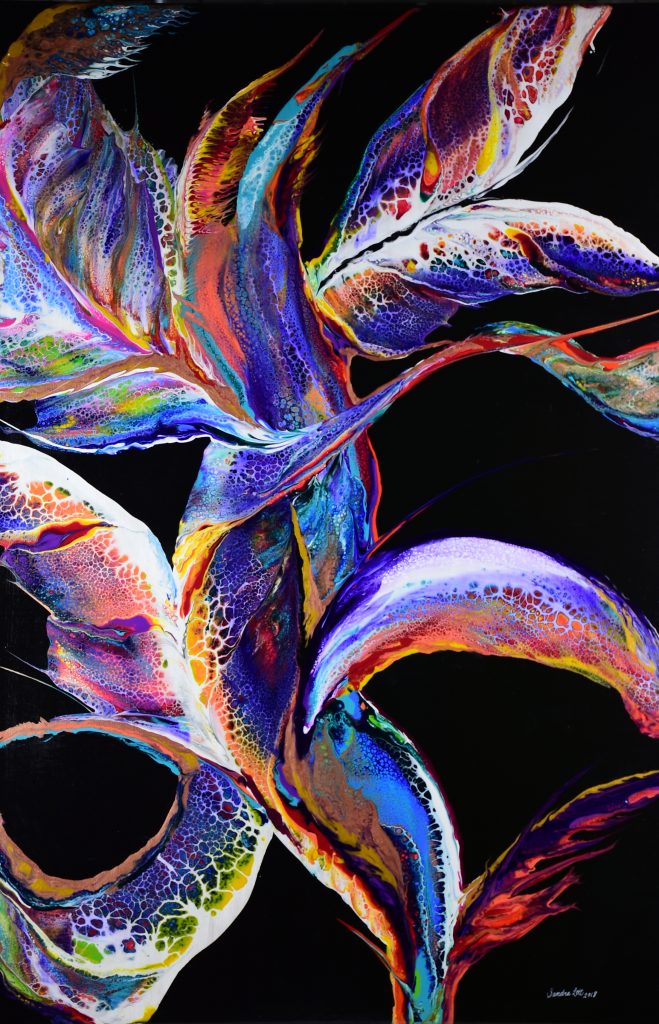 "Feather Dance" by Sandra Lett, copyright 2017