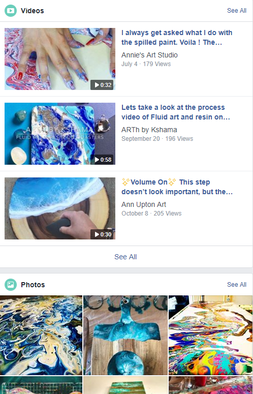 Hashtag Acrylic pouring 