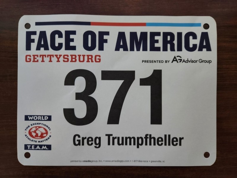 Face of America Gettysburg Tag